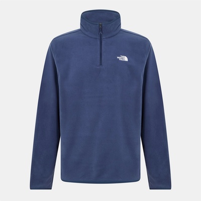 The North Face 100 Glacier Quarter Zip Fleece Mens - Summit Navy