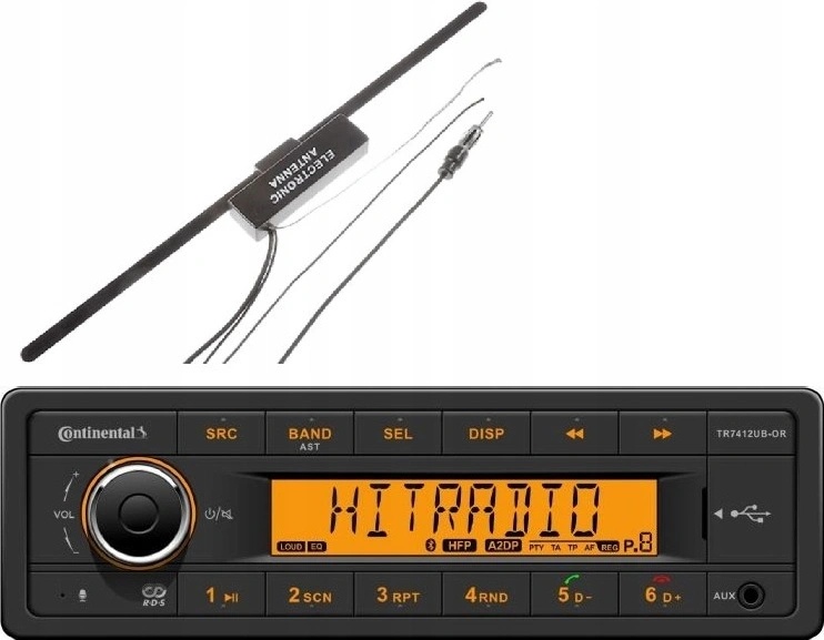 コンチネンタル TR7412UB-OR 改造品 旧車 オーディオ コンチネンタル