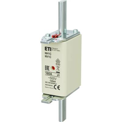 Nožová poistka ETI - NH1C/gG/160A/500V