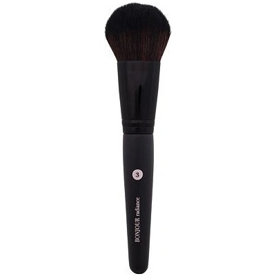 Bourjois Paris Powder Brush Bonjour Radiance 3 štětec na sypké a kompaktní pudry barva černá – Zboží Dáma