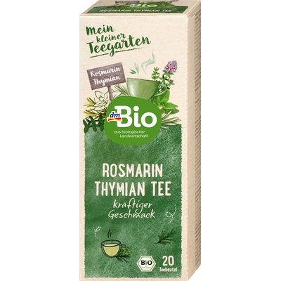 dmBio bio bylinný čaj rozmarýn & tymián 30 g