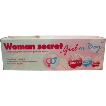 Woman Secret Girl or Boy test na určenie pohlavia dieťaťa 1 ks
