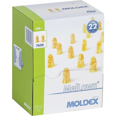 Moldex 760001 MelLows štuple do uší 22 dB pre jedno použitie 200 pár