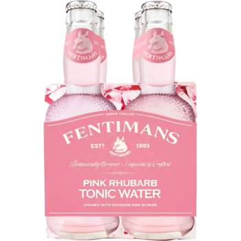 Fentimans Pink Rhubarb Tonic Water 4 x 200 ml