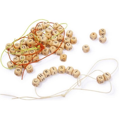 Small Foot Veľká drevená retiazka z písmen