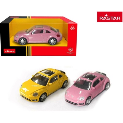 Rastar Volkswagen Beetle 1:43 růžový