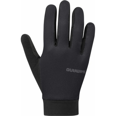 SHIMANO EXPLORER FF rukavice letní černé velikost: M, barva rukavic: černé