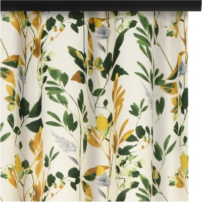 ZÁVĚS NA ŽABKY TUNEL 140x260 ZÁVĚSY HOTOVÉ DO OBÝVACÍHO POKOJE LISTY KVĚTINY