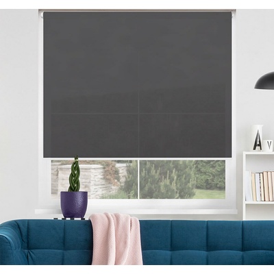 FOA Látková roleta, STANDARD, Antracitová, LA 655 76 x 150 cm