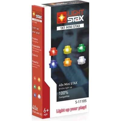 Light Stax S-11105 Expansion mini Lamp STAX 40 ks svítící LED kostky