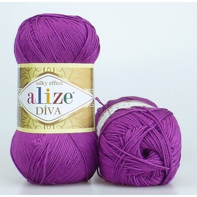 Alize příze Diva 297 fialová