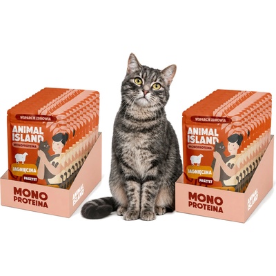 ANIMAL ISLAND Mono Jehněčí 20 x 100 g