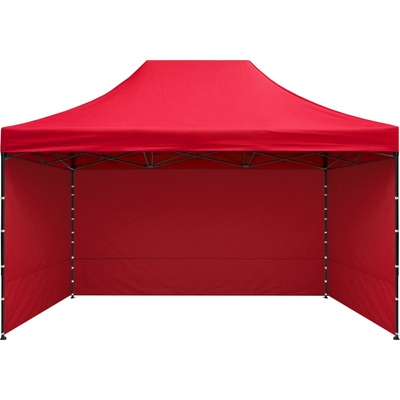 Aga STK22537 3x4,5m, červený, s 3 bočnicemi, Polyester, výška 3,24 m – Sleviste.cz