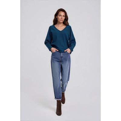 Moodo Дънки mom fit тъмносини Moodo Moodo | Sin | ЖЕНИ | XS