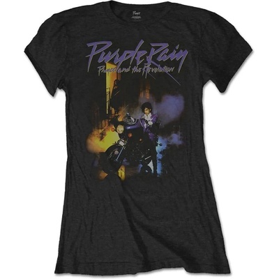 Prince Purple Rain Black M Дамски Риза (PRINTS01LB02)