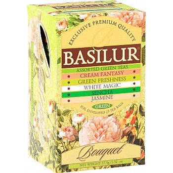 Basilur Assorted Green Bouquet 25 x 1,5 g