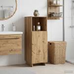 vidaXL Шкаф за баня Дъб артизан 36.5 x 38 x 95 см Инженерна дървесина (8011611)
