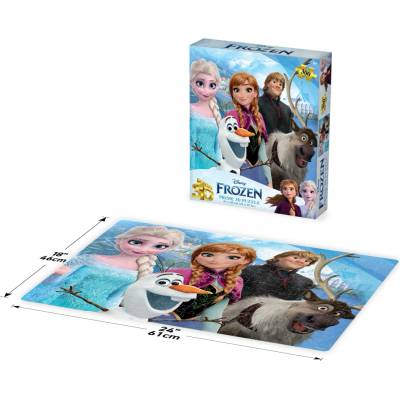 PRIME 3D puzzle Disney Ľadové kráľovstvo Elsa a Anna a Olaf 300 ks