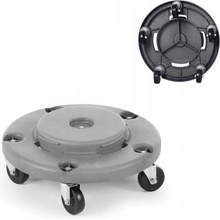 Hendi Vozík na kontejner kontejner 120 l, AmerBox, pro 691038, Světle šedá, 691076
