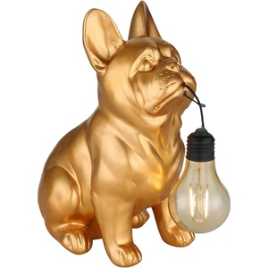 GLOBO 36333G - LED соларно осветително тяло LED/0, 06W/3V IP44 златно куче (GL8867)