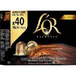 L'OR L´OR Espresso Colombia Andes алуминиеви капсули за Nespresso® 40 бр