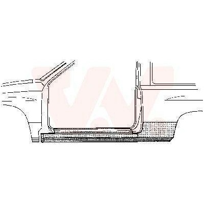 Nástupní panel VAN WEZEL 3770101