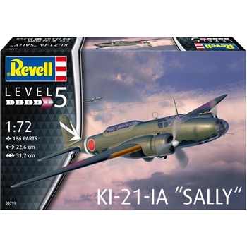 Revell Сглобяем модел, Revell, Бомбардировач Ki-21-la " Sally"