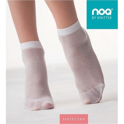 Knittex Dievčenské ponožky Uliana 20 den Biela