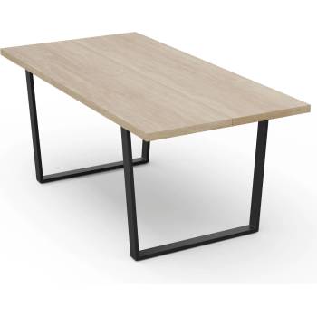 Blumfeldt Bearsdon комплект за трапезария, плот за маса и метални крака за маса, индустриален стил, стабилен, модерен (10045736+10045741) (10045736+10045741)