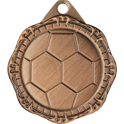 MMC1232/B Medaila futbal pr.32 mm hr.2 mm bronz 3 2x0 2 cm