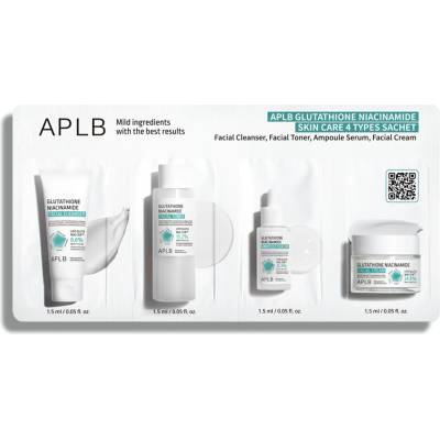 APLB Glutathione Niacinamide Skin Care 4 Types Sachet хидратиращ комплект с проби 4 x 3 мл