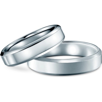SAVICKI Брачни халки: титан, скосени, 5 мм