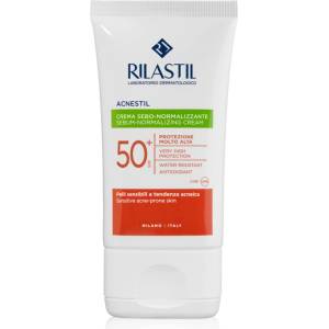 Rilastil Acnestil защитен матиращ крем за лице SPF 50+ 40 гр