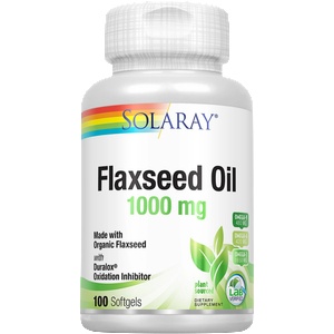 SOLARAY Ленено масло (Flaxseed Oil) - 100 Софтгели