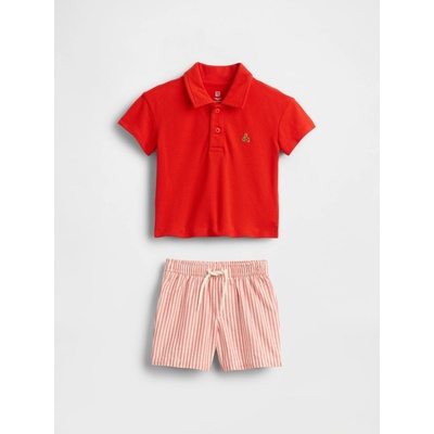GAP Baby polo set Červená