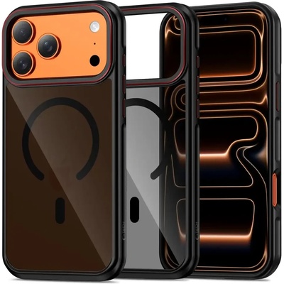 Tech-Protect Калъф Tech-Protect MagHybrid MagSafe за iPhone 17 Pro - черен и червен (5906302330430)