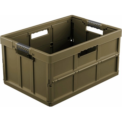 KEEEPER Skládací box s měkkými úchyty Benno 45 l Olive