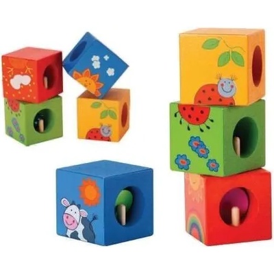 Classic World Дървени кубчета тип пъзел (cw3522)