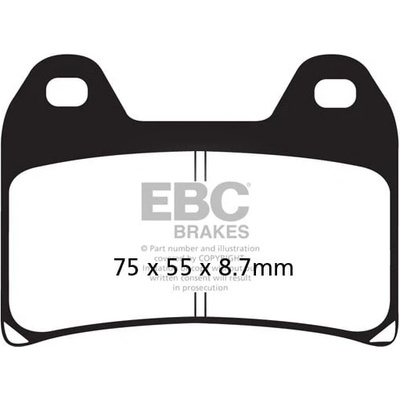 Brzdové destičky EBC FA244HH FA244HH