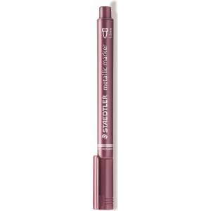 STAEDTLER Маркер Staedtler Metallic, об връх, 1-2 mm, червен (21966-А-ЧЕРВЕН)