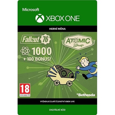 Fallout 76: 1000 (+100 Bonus) Atoms