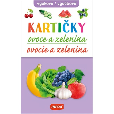 výukové/výučbové kartičky ovoce a zelenina
