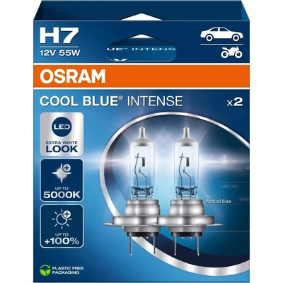 Osram Cool Blue Intense H7 PX26d 12V 55W 2 ks 64210CBN-2HB | Zboží Auto