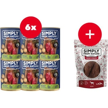 Simply From Nature Kozie mäso a zemiaky 6 x 400 g