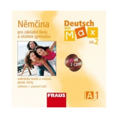 Deutsch mit Max 2 - Němčina pro ZŠ a VG /A1/ - audio CD - Fišarová Olga, Zbranková Milena