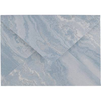 Prima-obchod Papírová obálka 12,5x17,5 cm, barva 4 modrá světlá 5 ks