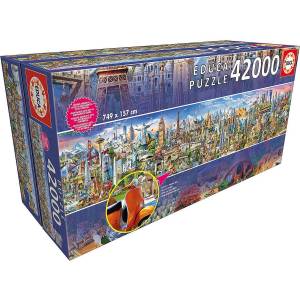 Educa Пъзел Educa от 42 000 части - Около света (EDU17570)