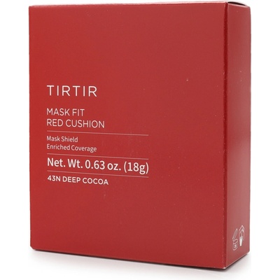 Tirtir Dlouhotrvající tónovací cushion Mask Fit Red Cushion No,43N Deep Cocoa 18 g