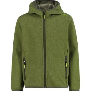 CMP Детско поларено яке CMP Kid's Jacket Fix Hood Fleece jacket - Mela / Oil Green - размер 128 (EU) (703-6921-0112)