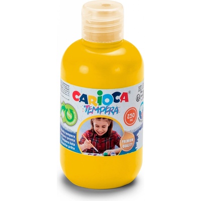 Carioca temperové barvy 250 ml žlutá